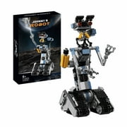 Johnny 5 Robot Building Block Set, Johnny Five Robot Model Toys, Compatible for Lego, Stem Educational Gift Set for Age 6 7 8 9 10 11 12+ Boys Girls(370 Pcs)
