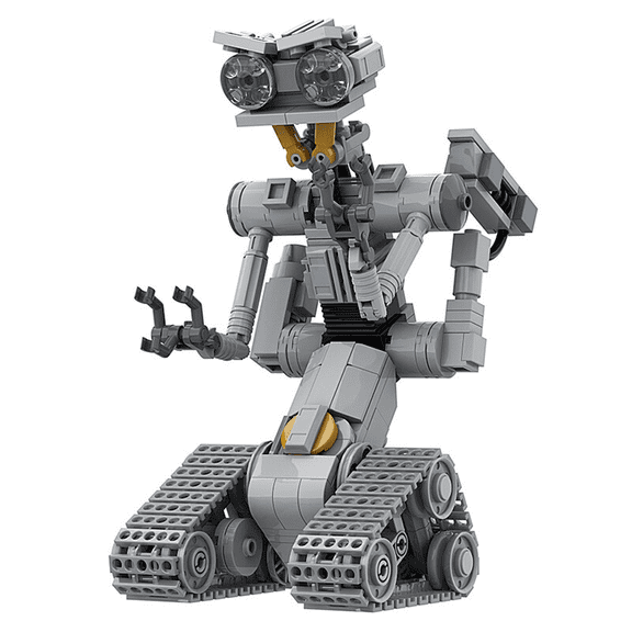 Johnny 5 Robot Building Blocks Set Movie MOC Bricks Toys 313pcs Assembly DIY Model Collection Gift