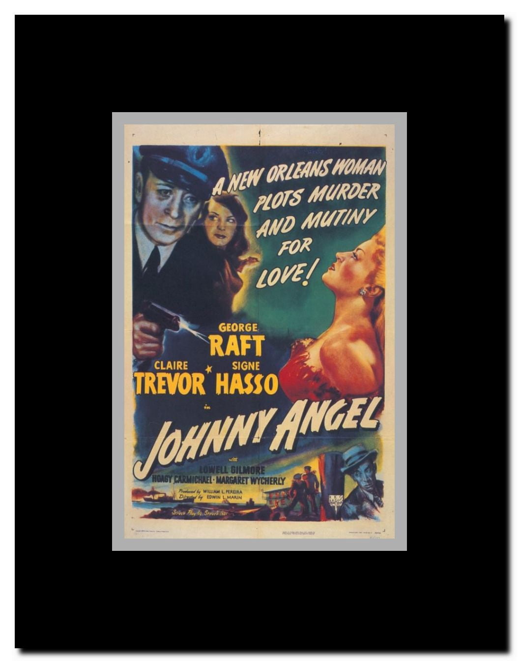 Johnny Angel Framed Movie Poster