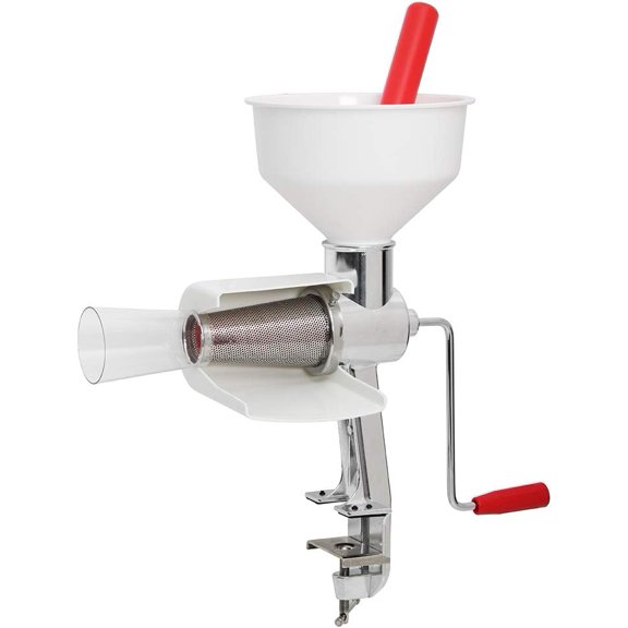 Johnny Apple Sauce Maker, Tomato Remove Skins & Seeds From Produce, Model 250 Clamp Based Food Strainer (Basic Strainer)