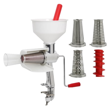 Johnny Apple Sauce Maker, Tomato Sauce Maker, Salsa Maker, Pumpkin Puree Maker, Berry Sauce Maker, Remove Skins & Seeds From Produce, Model 250 Clamp Based Food Strainer