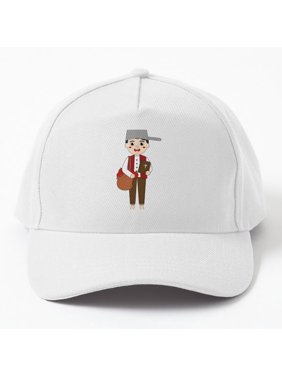 Johnny Appleseed Day Baseball Hat, Apple Tree Orchard Farmer Design, Classic Cap