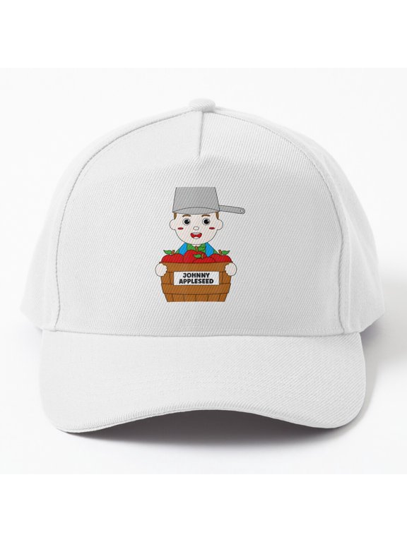 Johnny Appleseed Day Baseball Hat, September 26 Tree Farmer Orchard Design, Classic Cap