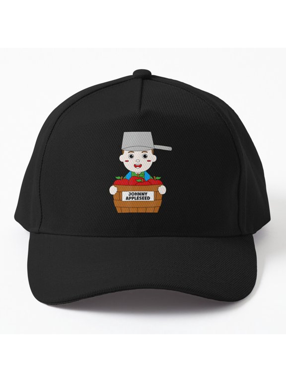 Johnny Appleseed Day Baseball Hat, September 26 Tree Farmer Orchard Design, Classic Cap