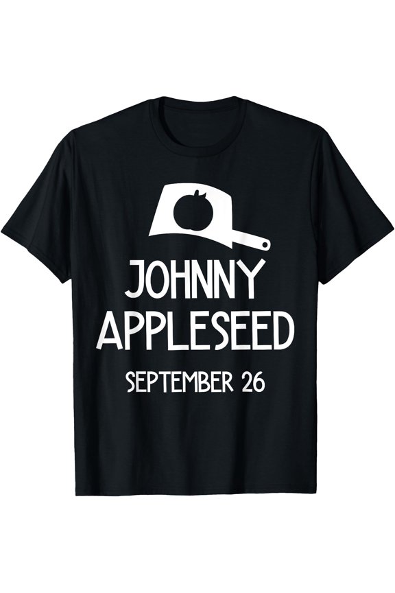 Johnny Appleseed Day Sept 26 Apple Tree Farmer Orchard Kids T-Shirt