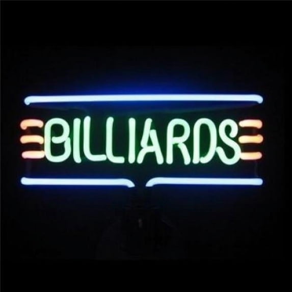 Johnny Austin Neon billiards stripe Billiards Stripe Neon Sculpture