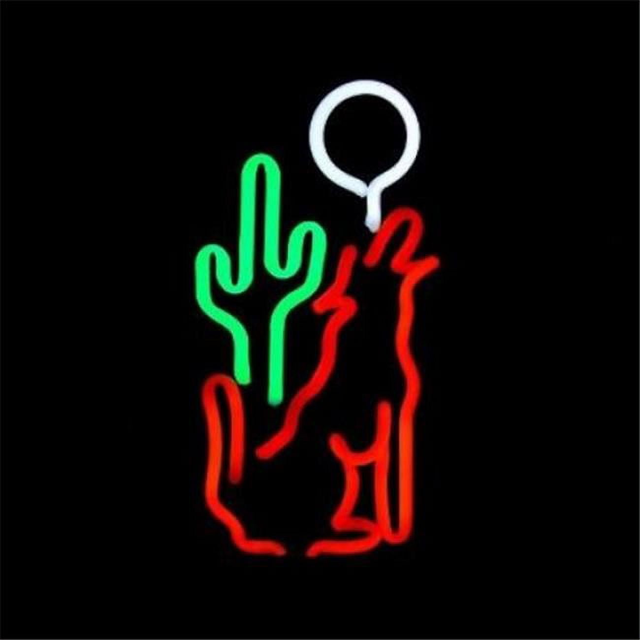 Johnny Austin Neon coyote Coyote Neon Sculpture - Walmart.com