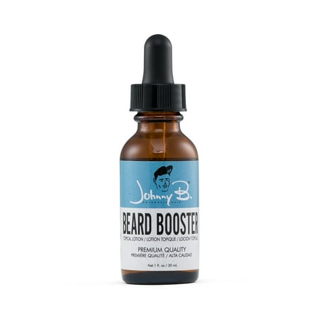 Johnny B Beard Booster Topical Lotion, Natural Ingredients, Promotes Growth, 1 oz