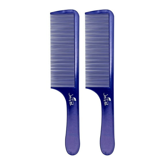 Johnny B Get Faded Anti-Static Heat Resistant Professional Hair Combs, 2-Pack Set