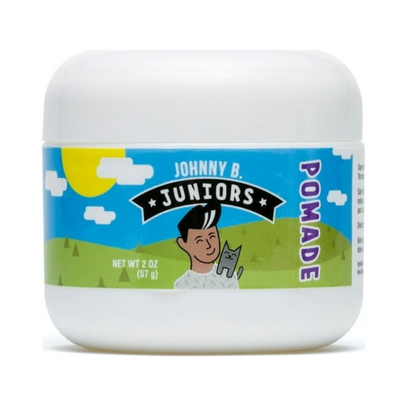 Johnny B Juniors Pomade for Curly or Straight Hair, 2 oz