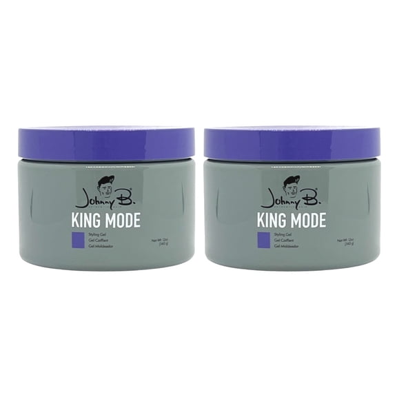 Johnny B King Mode Styling Gel, 12 oz 2 Pack