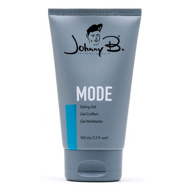 Johnny B Mode Hair Styling Gel for Men, Alcohol-Free, Water Soluble, 3.3 oz.
