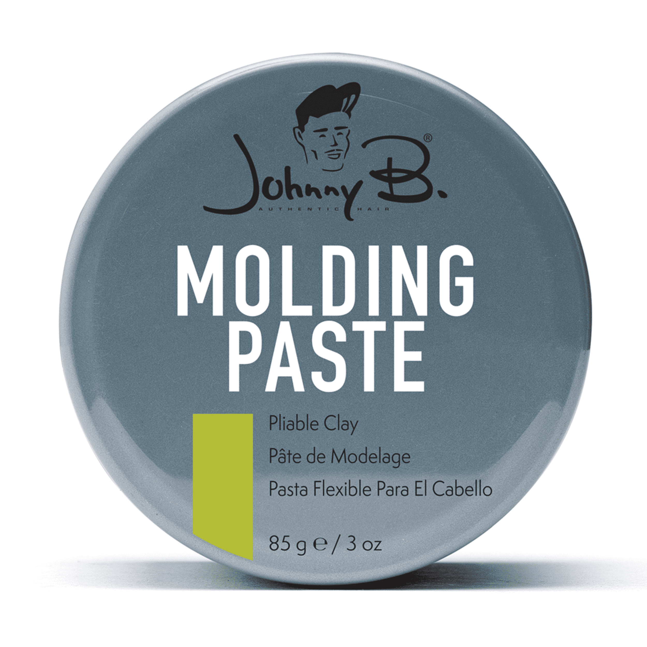 JOHNNY B. Johnny B Molding Paste, Pliable Hair Clay, 3 oz.