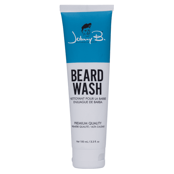 Johnny B Refreshing Beard Wash, Softens and Soothes Facial Hair 3.3 oz.