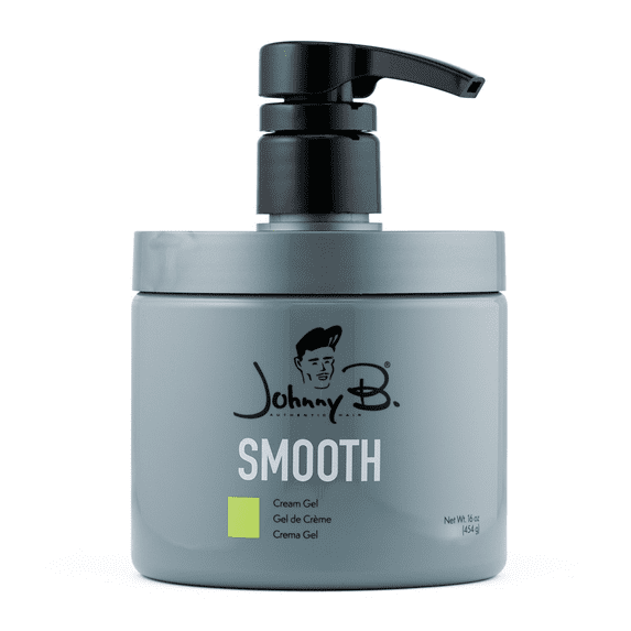 Johnny B Smooth Cream Gel Jar with Pump, 16 oz