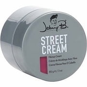 Johnny B. Street Cream, Volumizing Fibrous Hair Styling Cream, 3 oz