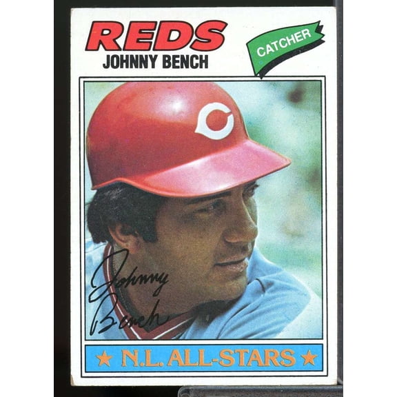 Johnny Bench Card 1977 Topps #70
