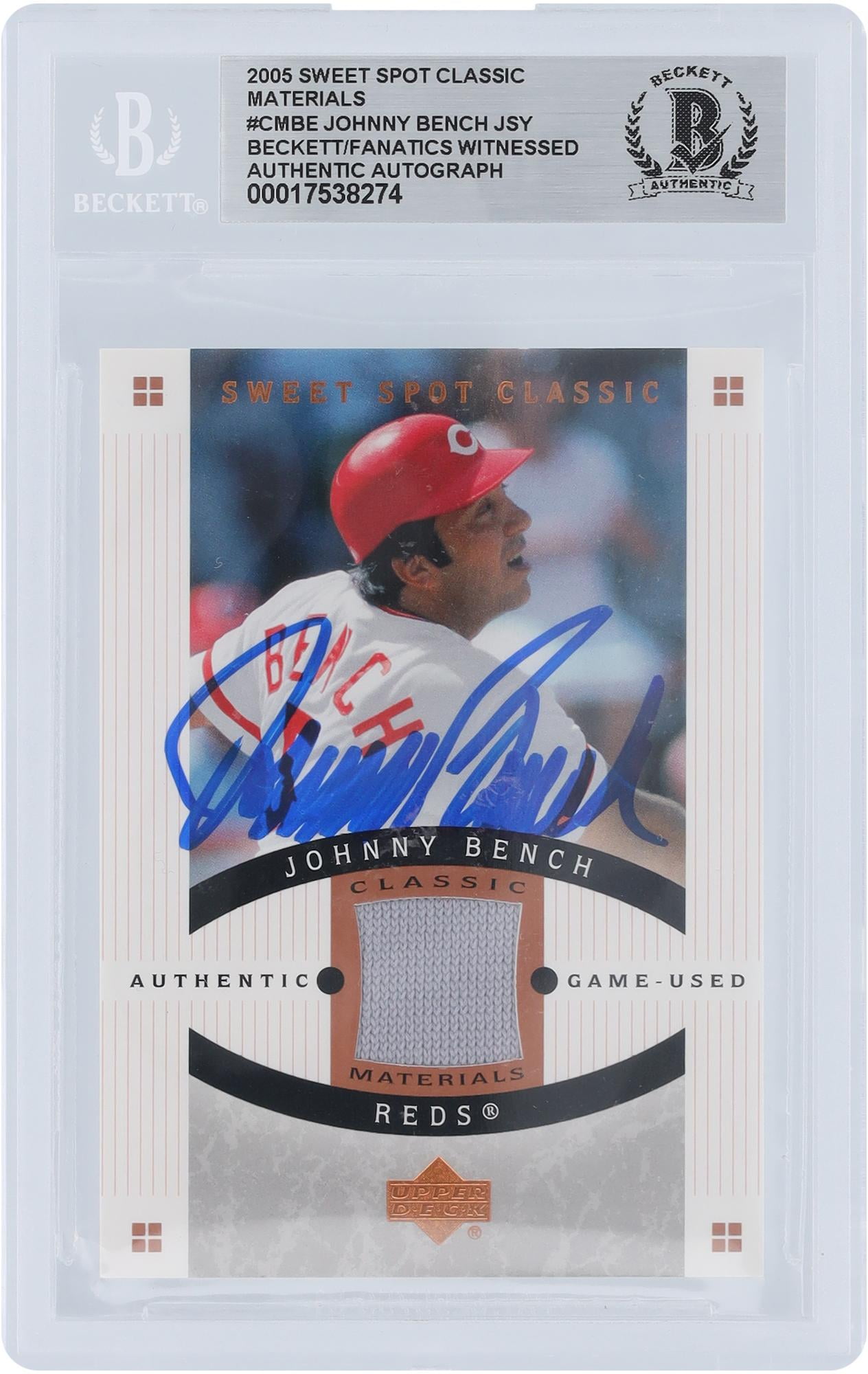 MLB Johnny Bench 100枚限定直筆サインカード Yahoo