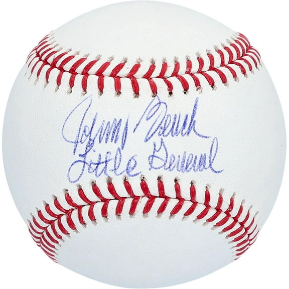 Johnny Bench Cincinnati Reds Autographed Baseball with "Little General" Inscription - Fanatics Authentic Certified