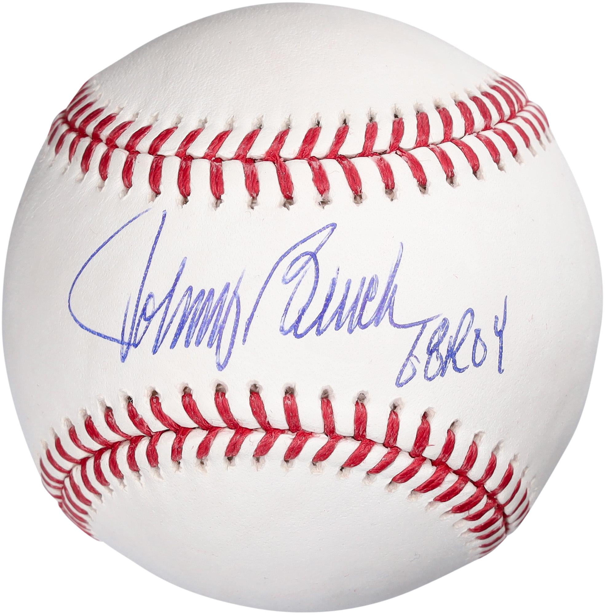 Johnny Bench Cincinnati Reds Autographed Baseball with ROY 68