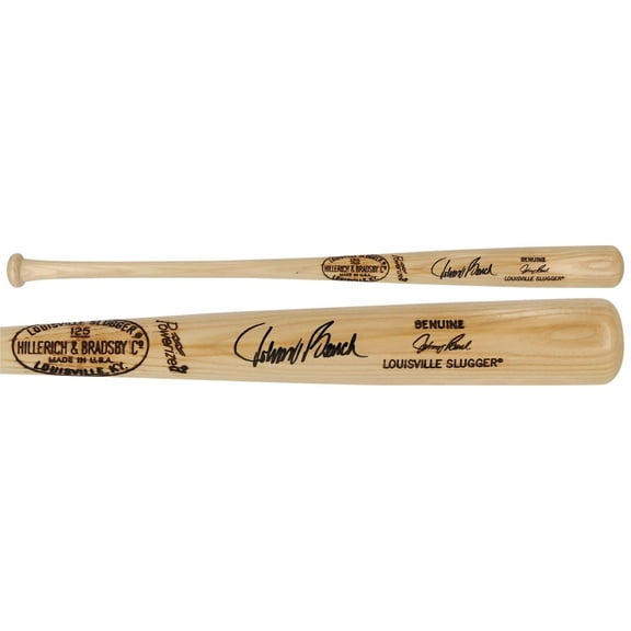 Johnny Bench Cincinnati Reds Autographed Blonde Louisville Slugger Game Model Bat - Fanatics Authentic Certified