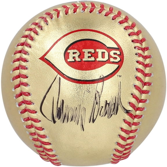 Johnny Bench Cincinnati Reds Autographed Gold Leather Baseball - Fanatics Authentic Certified