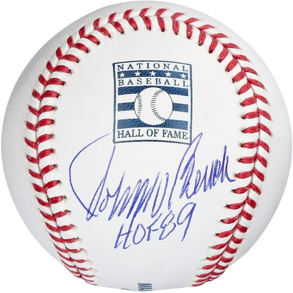 Johnny Bench Cincinnati Reds Autographed Hall of Fame Baseball with "HOF 89" Inscription - Fanatics Authentic Certified