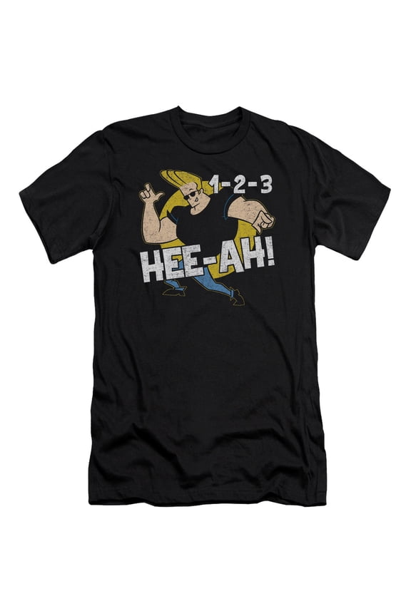 Johnny Bravo - 123 - Premium Slim Fit Short Sleeve Shirt - X-Large