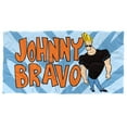 thumbnail image 1 of Johnny Bravo Beach Towel, 30"x60", Logo Beach Towel, 1 of 6