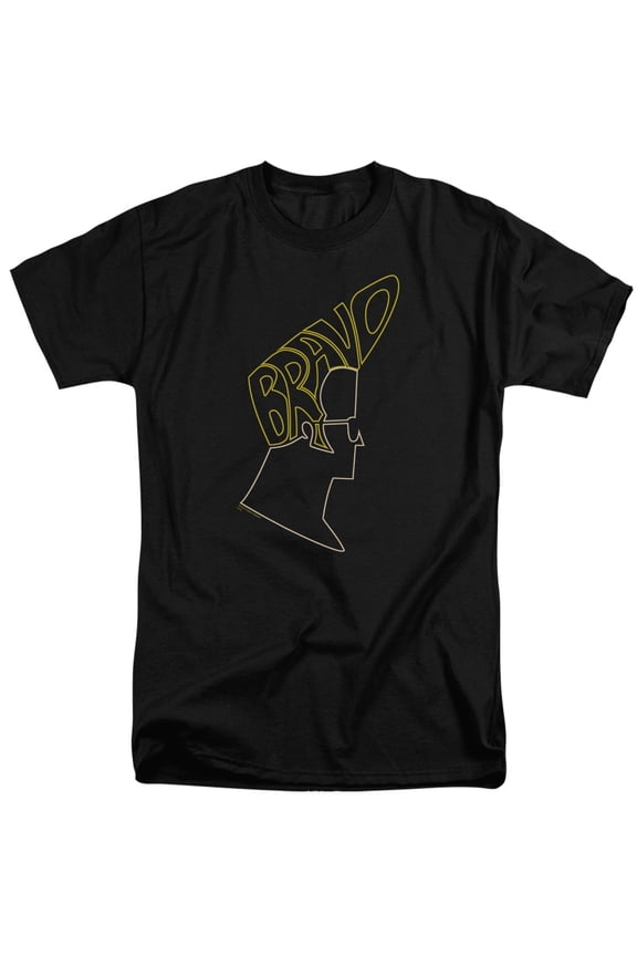 Johnny Bravo Bravo Hair S/S Adult Tall Black