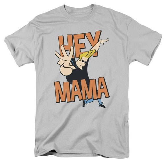 Johnny Bravo - Hey Mama - Short Sleeve Shirt - X-Large