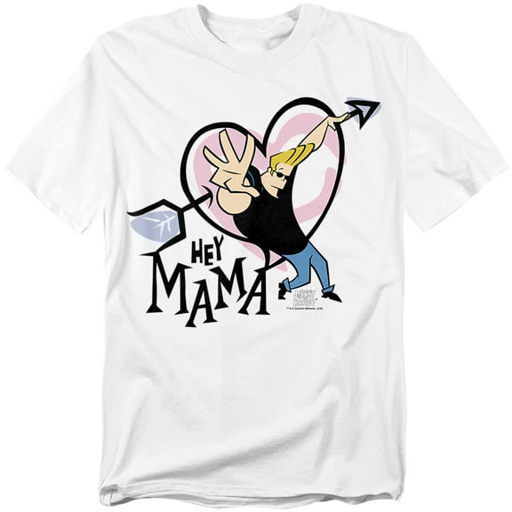 Johnny Bravo Hey Mama Unisex Adult T Shirt For Men And Women