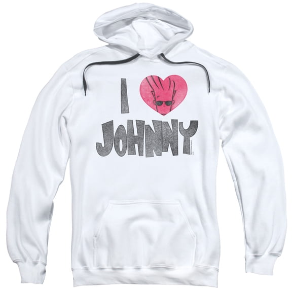Johnny Bravo - I Heart Johnny - Pull-Over Hoodie - Medium