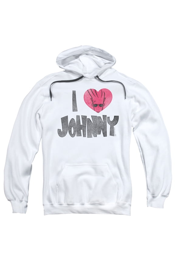 Johnny Bravo - I Heart Johnny - Pull-Over Hoodie - Small