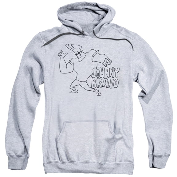 Johnny Bravo - Jb Line Art - Pull-Over Hoodie - X-Large