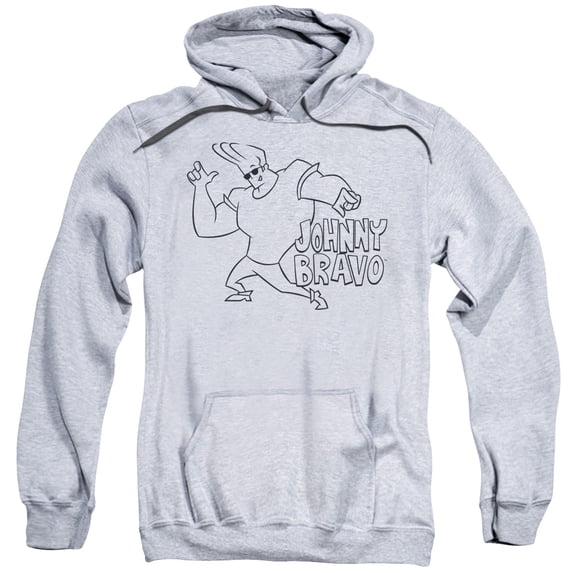 Johnny Bravo - Jb Line Art - Pull-Over Hoodie - XXX-Large