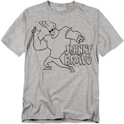 Johnny Bravo - Jb Line Art - Short Sleeve Shirt - Small