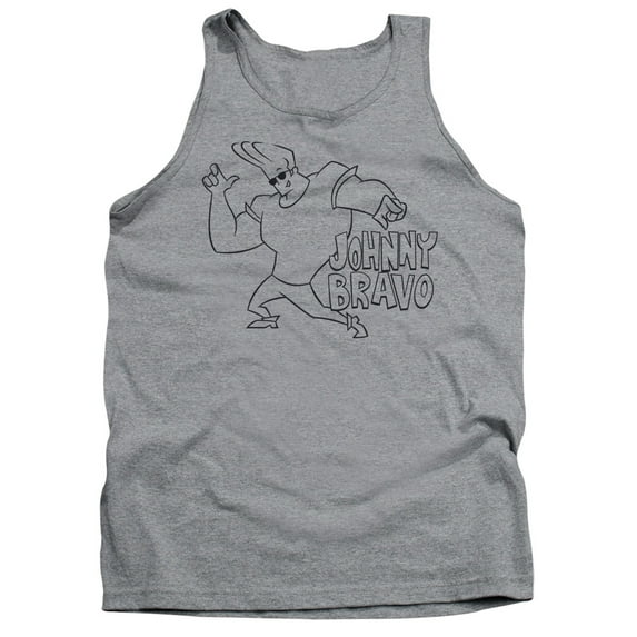 Johnny Bravo - Jb Line Art - Tank Top - XX-Large