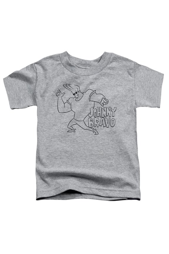 Johnny Bravo - Jb Line Art - Toddler Short Sleeve Shirt - 3T