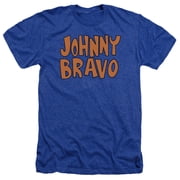 Johnny Bravo - Jb Logo - Heather Short Sleeve Shirt - XX-Large