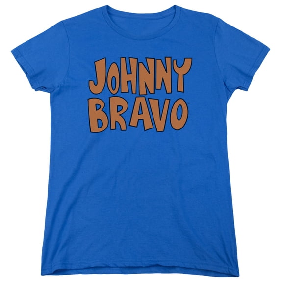 Johnny Bravo Jb Logo S/S Women's T-Shirt Royal Blue