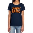 thumbnail image 1 of Johnny Bravo Jb Logo Women's T Shirt, Navy, Small, 1 of 6