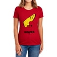 thumbnail image 1 of Johnny Bravo Johnny Hair Women's T Shirt, Red, Small, 1 of 6
