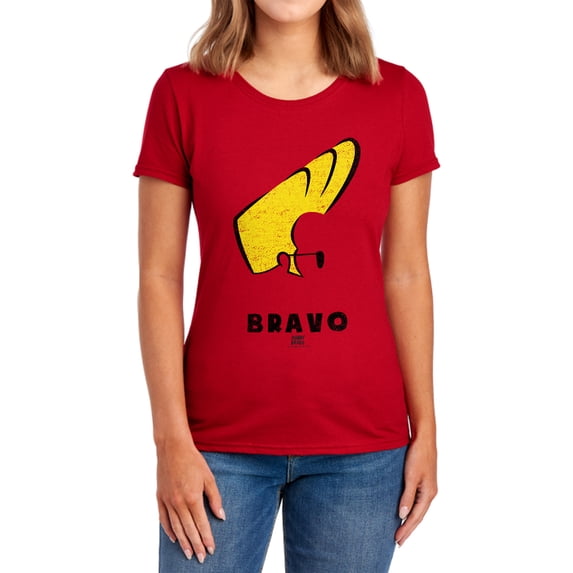 Johnny Bravo Johnny Hair Women's T Shirt, Red, Small