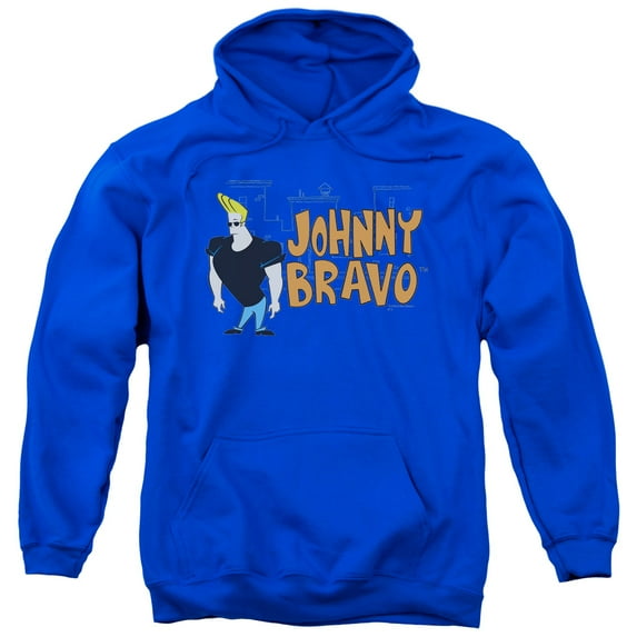 Johnny Bravo - Johnny Logo - Pull-Over Hoodie - Large