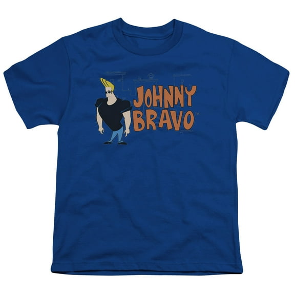 Johnny Bravo - Johnny Logo - Youth Short Sleeve Shirt - Small