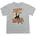 thumbnail image 1 of Johnny Bravo Men's  Hey Mama T-shirt Silver, 1 of 2