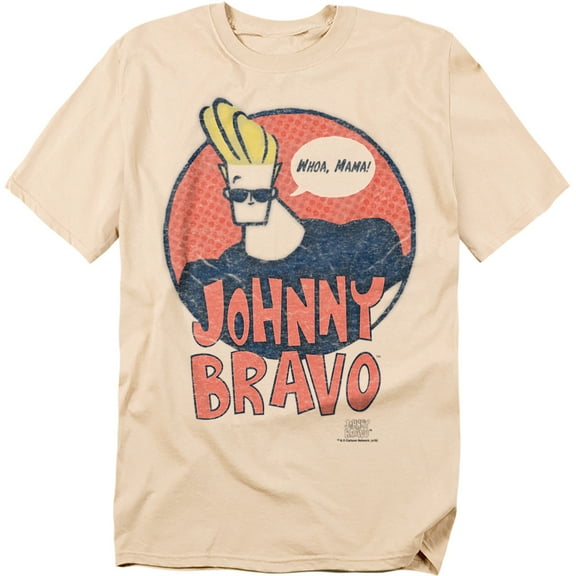 Johnny Bravo Men's Wants Me T-shirt Large Cream