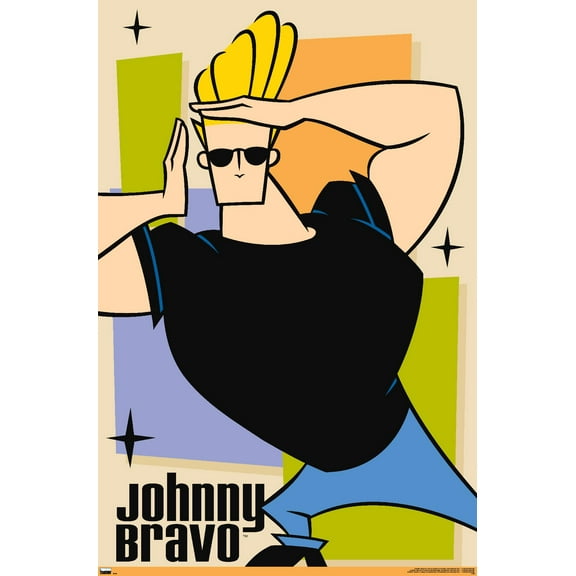Johnny Bravo - Pose Wall Poster, 14.725" x 22.375"
