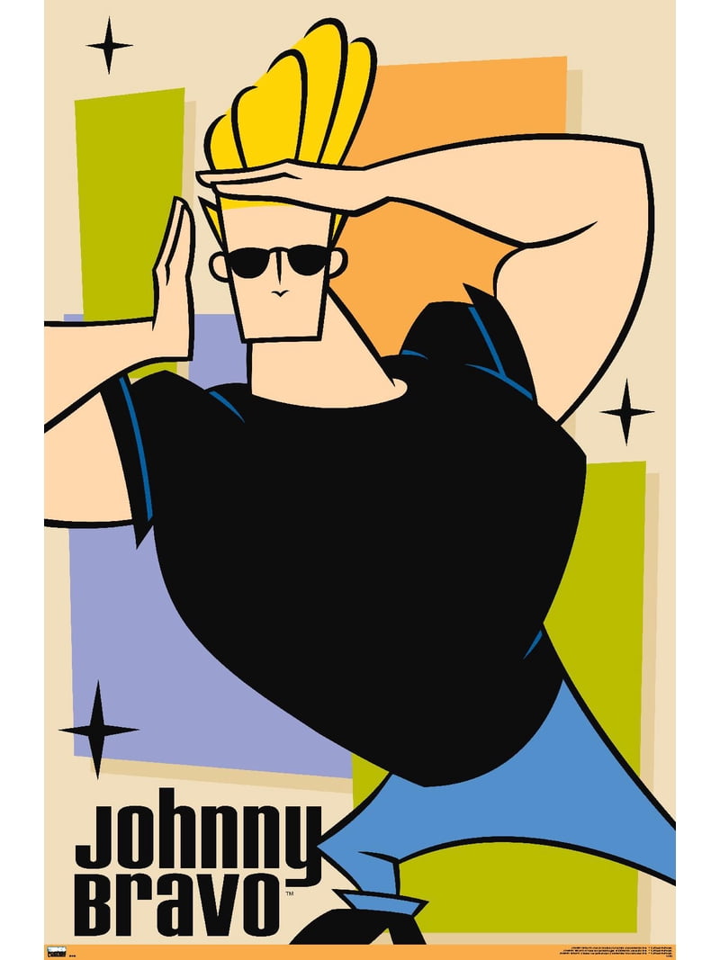 Johnny Bravo - Pose Wall Poster, 22.375